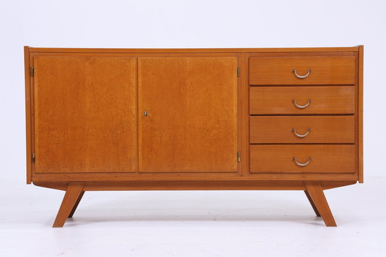 Image 1 of Vintage dressoir 70s | Mid Century TV Board | Retro dressoir met laden | Houten kast opbergruimte