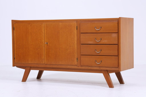 Vintage dressoir 70s | Mid Century TV Board | Retro dressoir met laden | Houten kast opbergruimte