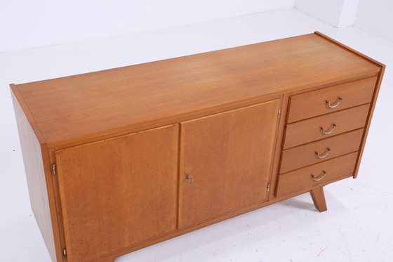 Image 1 of Vintage dressoir 70s | Mid Century TV Board | Retro dressoir met laden | Houten kast opbergruimte