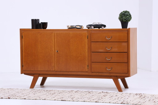 Vintage dressoir 70s | Mid Century TV Board | Retro dressoir met laden | Houten kast opbergruimte