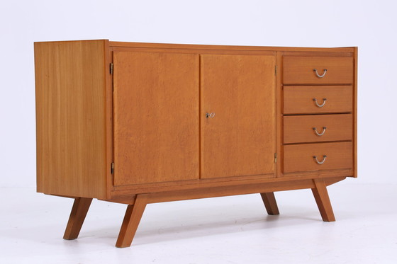 Image 1 of Vintage dressoir 70s | Mid Century TV Board | Retro dressoir met laden | Houten kast opbergruimte