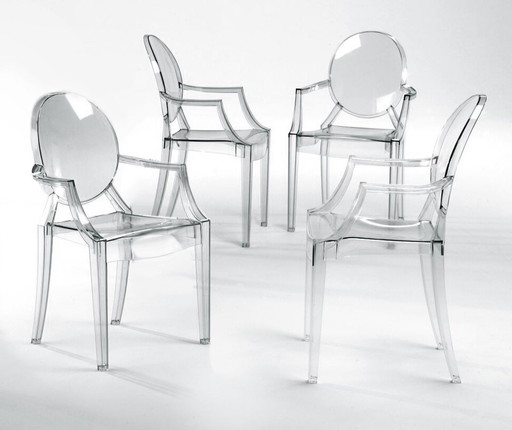 Stoelen - Louis Ghost, Kartell By Starck, 2000