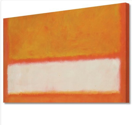 Image 1 of Mark Rothko  -----Orange And White     Xl