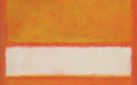 Image 1 of Mark Rothko  -----Orange And White     Xl