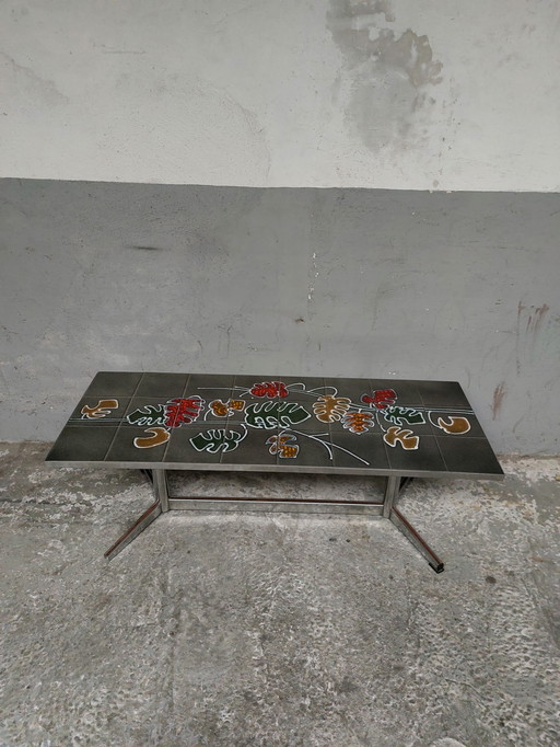 Mid-century ceramic coffee table