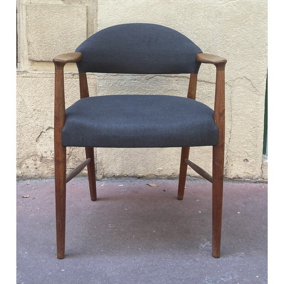 Image 1 of Vintage Deense teakhouten fauteuil, 1960