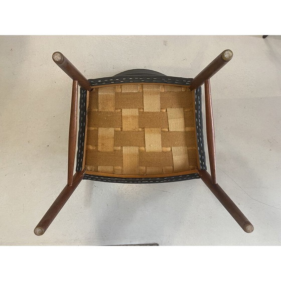 Image 1 of Vintage Deense teakhouten fauteuil, 1960