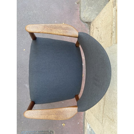 Image 1 of Vintage Deense teakhouten fauteuil, 1960