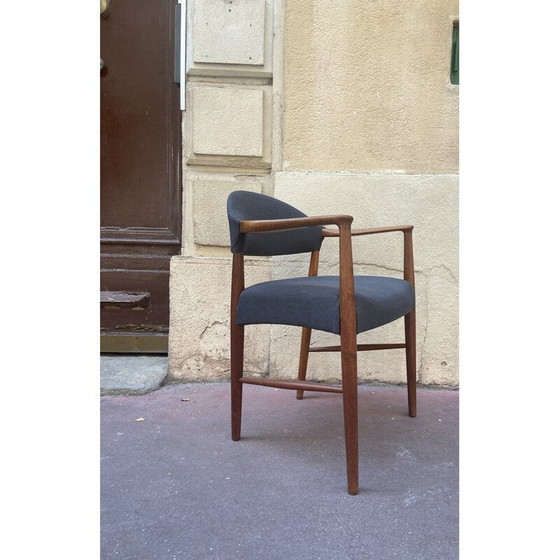 Image 1 of Vintage Deense teakhouten fauteuil, 1960