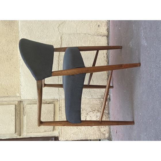 Image 1 of Vintage Deense teakhouten fauteuil, 1960