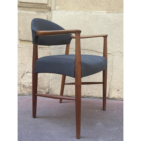 Image 1 of Vintage Deense teakhouten fauteuil, 1960