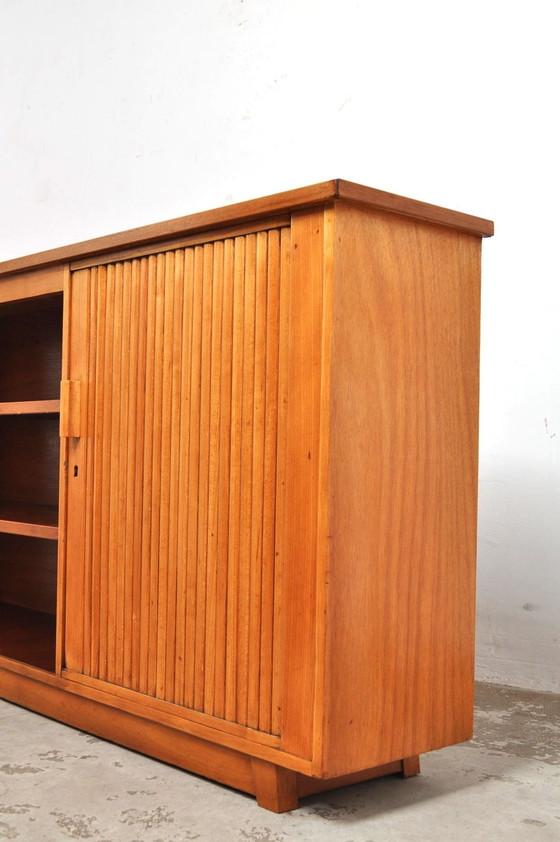 Image 1 of Vintage Dressoir Met Rolluik En Laden