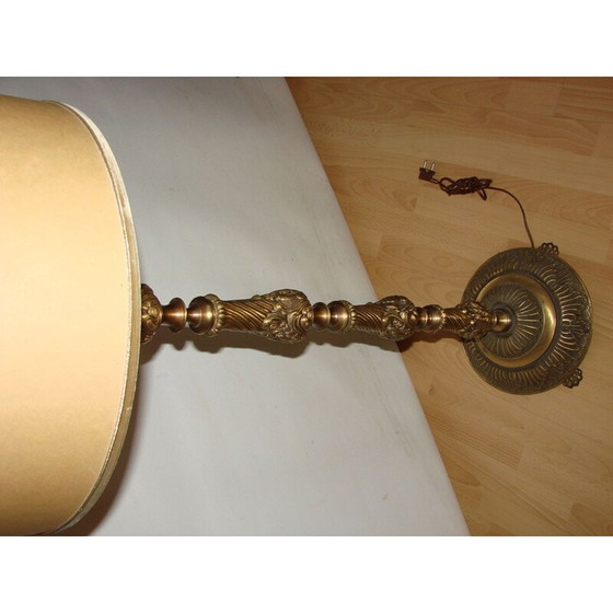 Image 1 of Vintage messing vloerlamp 1950