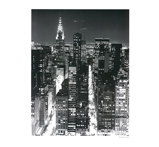 Christopher Bliss kunstfotografie - skyline van New York bij nacht