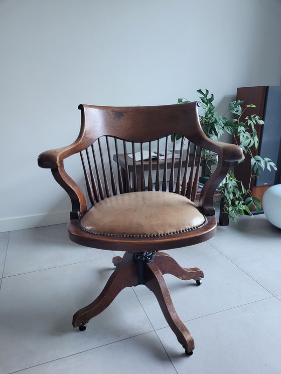 Image 1 of Vintage Captains Chair