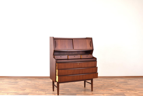 Image 1 of Mid Century Deense teakhouten secretaire, 1960S.