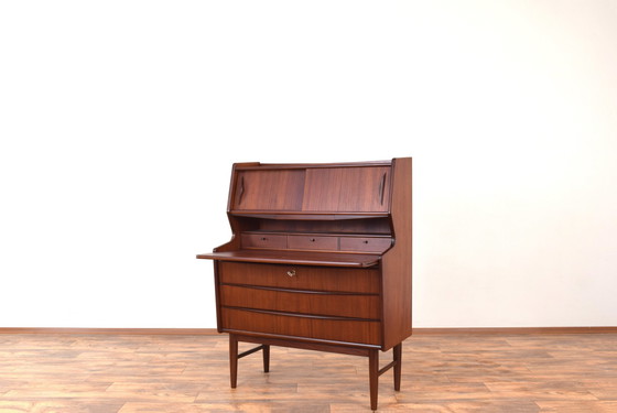 Image 1 of Mid Century Deense teakhouten secretaire, 1960S.