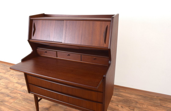 Image 1 of Mid Century Deense teakhouten secretaire, 1960S.