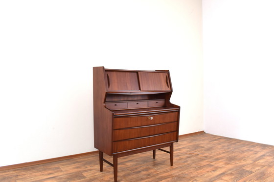 Image 1 of Mid Century Deense teakhouten secretaire, 1960S.