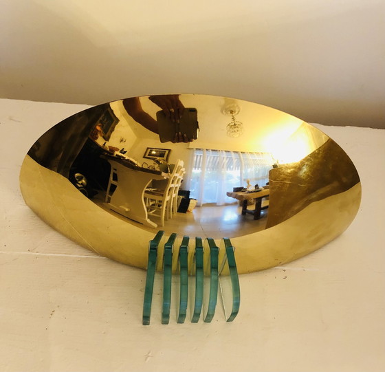 Image 1 of Vintage gouden wandlamp