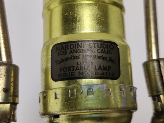 Image 1 of Lamp in geribbeld keramiek van Nardini Studio