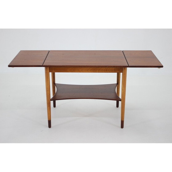 Image 1 of Vintage teak en eiken salontafel van Borge Mogensen voor Soborg Mobelfabric, Denemarken 1960