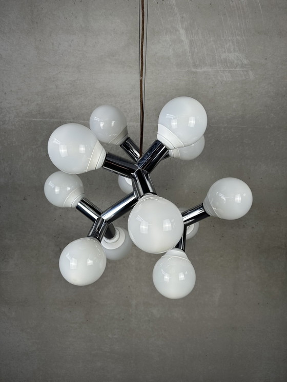 Image 1 of Vintage Sciolari cubic hanglamp