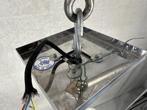 Image 1 of Vintage Sciolari cubic hanglamp