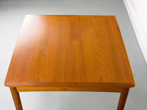 Image 1 of Teakhouten uitschuifbare eettafel van Hundevad & Co., jaren 60