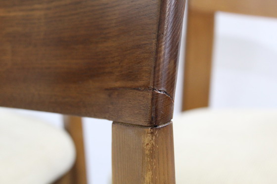 Image 1 of 5x Vintage eetkamerstoelen - jaren '70