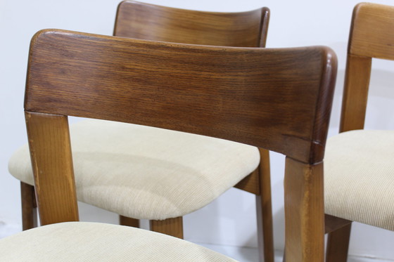 Image 1 of 5x Vintage eetkamerstoelen - jaren '70