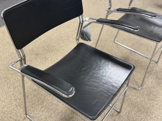 Image 1 of 2x Arrben Italye stoelen tuigleer