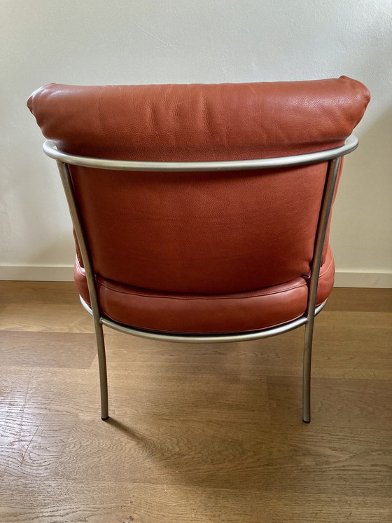 Image 1 of 2x Living Divani 'Café Light' fauteuils.