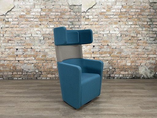 Bene Parcs Wing Chair blauw - fauteuil