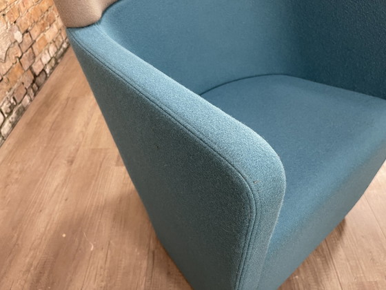 Image 1 of Bene Parcs Wing Chair blauw - fauteuil