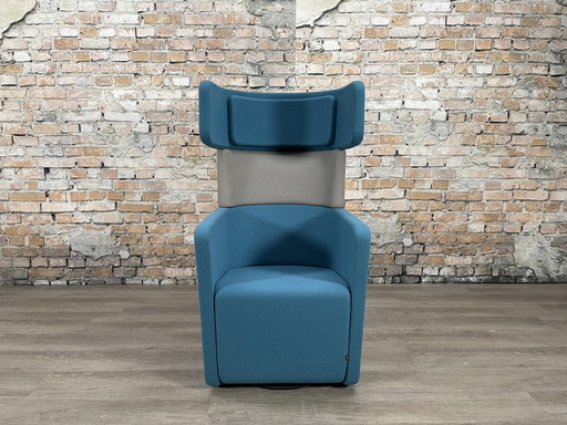 Bene Parcs Wing Chair blauw - fauteuil