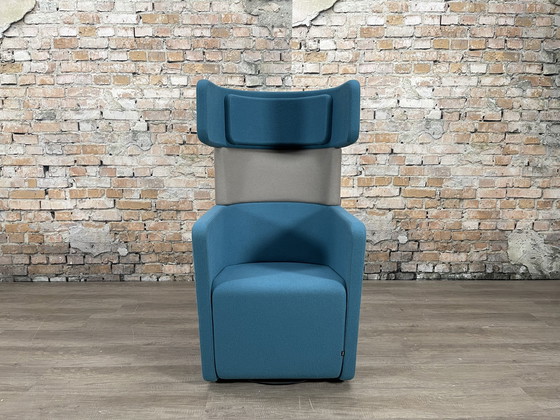 Image 1 of Bene Parcs Wing Chair blauw - fauteuil