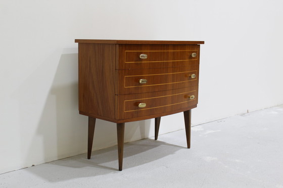 Image 1 of Vintage ladekast - jaren '60, messing