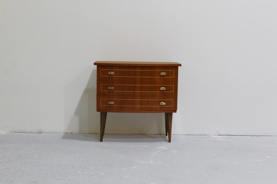 Image 1 of Vintage ladekast - jaren '60, messing