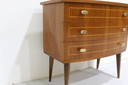 Vintage ladekast - jaren '60, messing