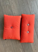 Hay kussens oranje