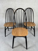 3x vintage ‘Highback’ stoelen