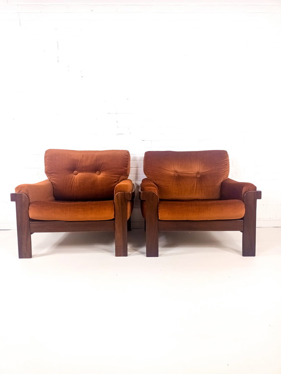 Image 1 of 2x vintage fauteuil