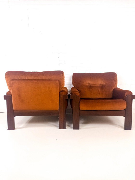 Image 1 of 2x vintage fauteuil