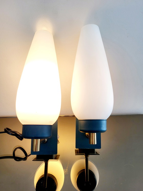 Image 1 of 2x Vintage wandlamp