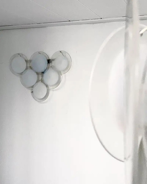 Image 1 of Gino Vistosi kroonluchter en 2 schansen