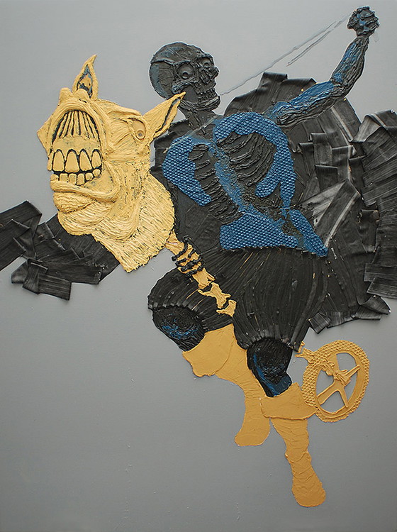 Image 1 of Maarten Peerdeman - "Apocalyps" - mixed media