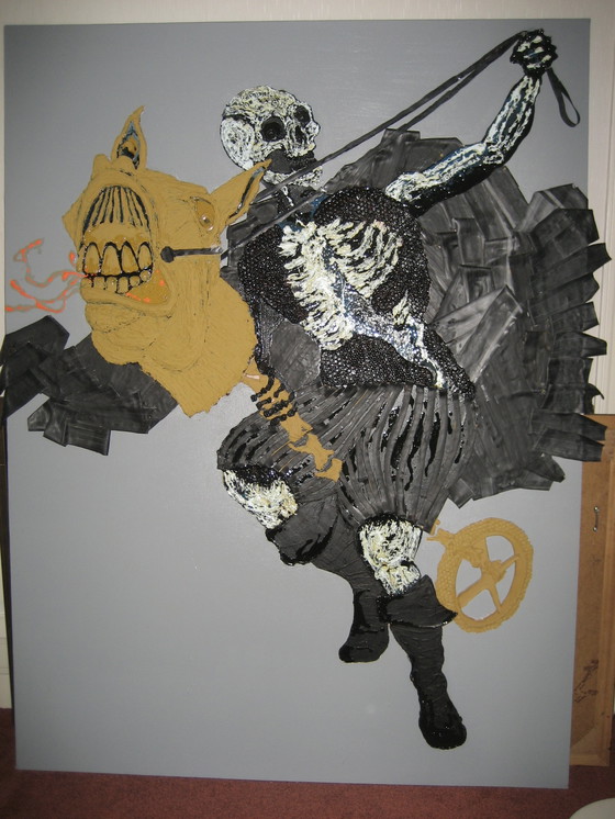 Image 1 of Maarten Peerdeman - "Apocalyps" - mixed media