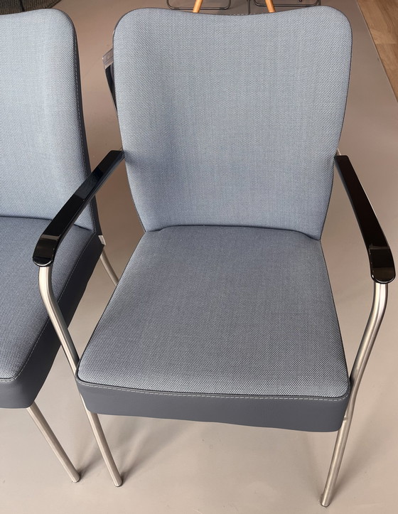 Image 1 of 6x Bert plantagie eetkamerstoelen