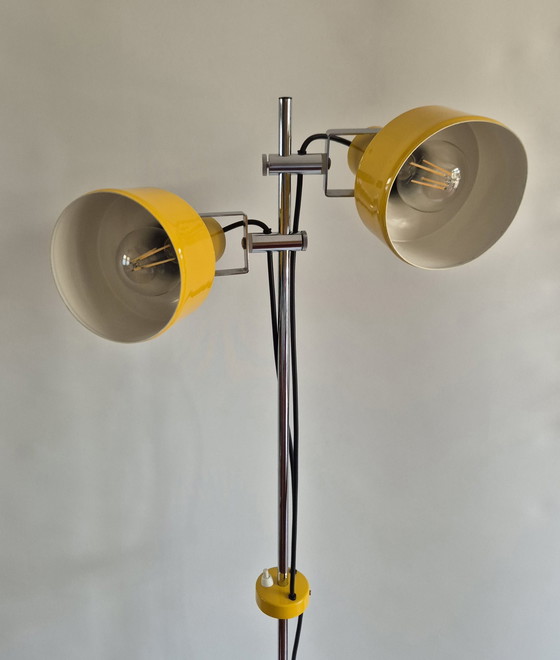 Image 1 of Vintage Vloerlamp / Anvia Jaren 70 / 2 Spots